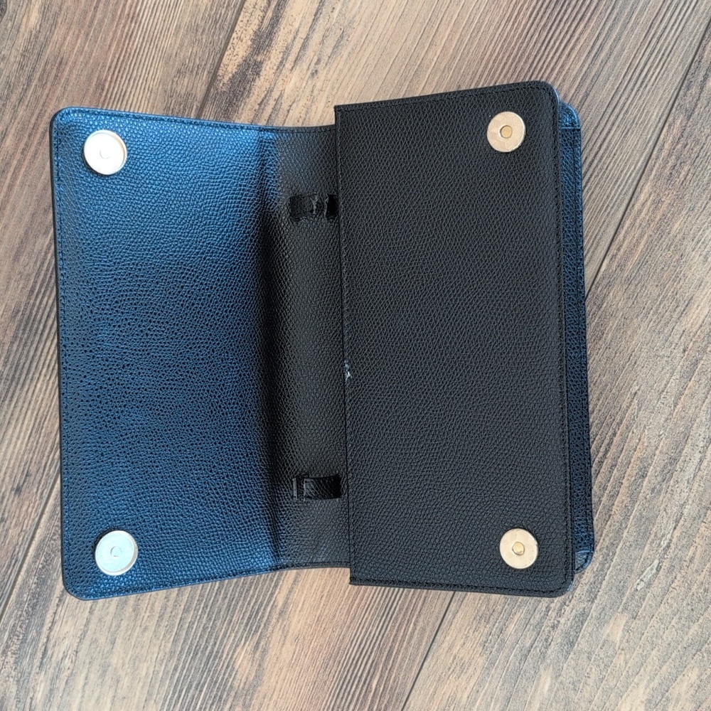 Valentino by Mario Valentino Ajah Dollaro Lena/Rock Studded Chain Clutch Wallet - Picture 6 of 7